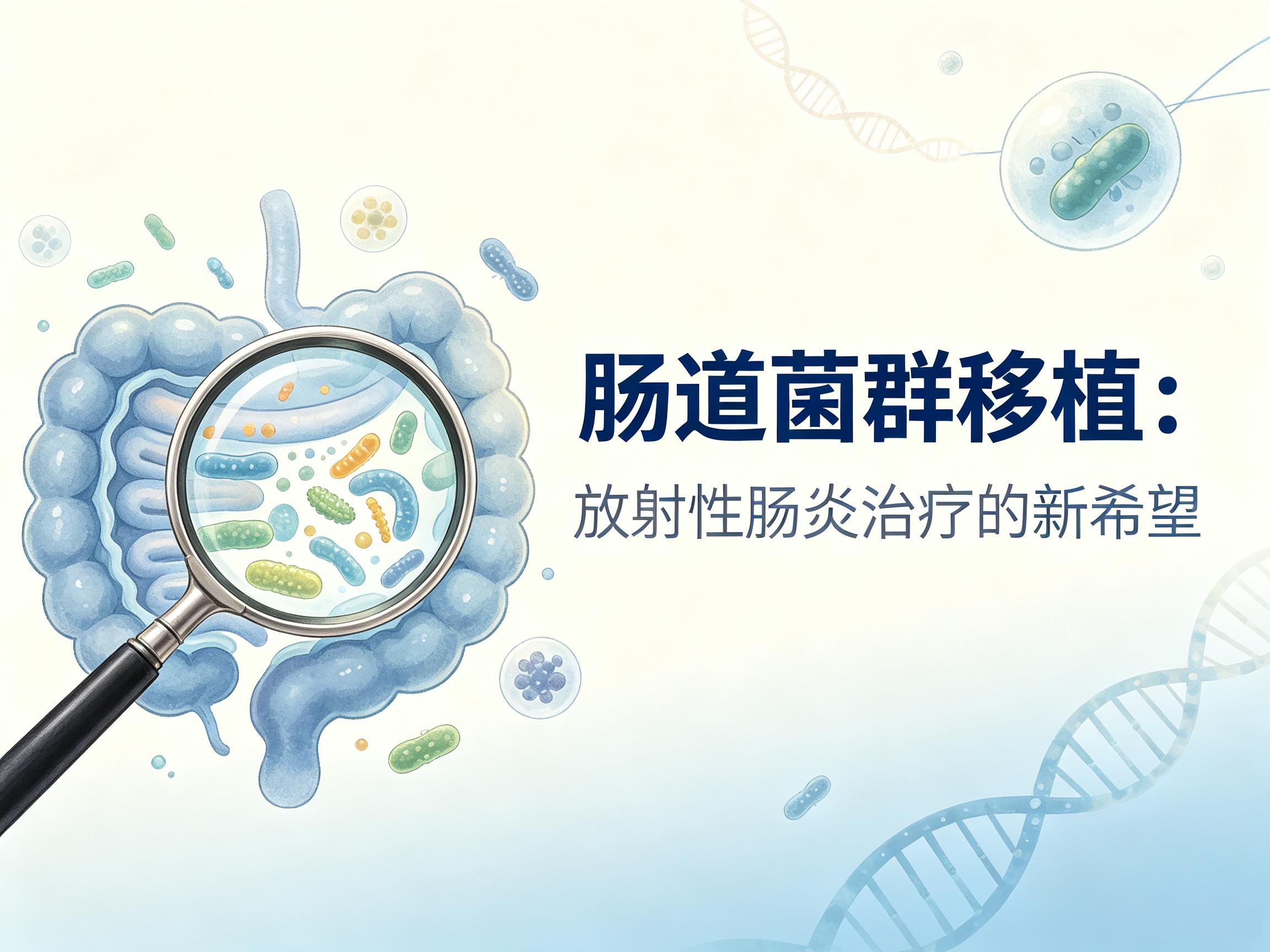 南京市|第3期 肠道菌群移植：放射性肠炎治疗的新希望